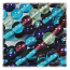 Czech Glass Beads Round Druk 4mm Gemtones Mix x100