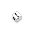 Sterling Silver Beads - 4.5mm Alphabet Cube Bead (2.7mm hole) Exclamation ! x1