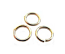 Gold Filled 14kt (5mm) 5.1mm 20g Soldered Closed Jump Ring 3.5mm i.d. x1
