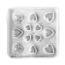 Resin Mould - Assorted Hearts Cabochons (12-on-1)