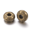 Thai Style Donut Beads, Antiqued Bronze Boho Gold 9x5mm, x10