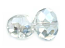 Imperial Crystal Roundelle Beads 12x9mm Crystal AB x36pc