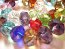 Imperial Crystal Roundelle Beads 12x9mm Mixed Gemtones (45pc approx)