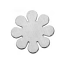 Silver Filled 8 Petal Flower 23.7mm 24g Stamping Blank x1