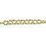 Gold Base Metal Cable Chain Link 3.2x2.5mm x1ft - 30cm