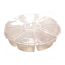 Plastic Storage Box for Beads - 8 Compartment Container Wheel 105x25.5mm