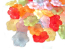 Lucite Flowers 12x12x4mm Petunia Frosted Bead 10g Soup Mix