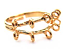 Beading Ring Gold Plated 10 loops adjustable x1 