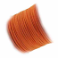 Faux Micro Suede Flat Cord 3mm - Burnt Orange per metre