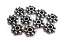 TierraCast Heishi Beads - 5mm Beaded Daisy Spacer Antique Silver Plated x10