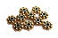 TierraCast Heishi Beads - 5mm Beaded Daisy Spacer Antique Gold Plated x10