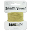 Beadsmith - Metallic Thread 2 Ply 25yds Gold