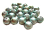 Round Glass Spectra Beads 10mm ~ Silvery Aqua Blue
