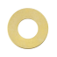 Brass Washer 1" 25.3mm (7mm band) 24g Stamping Blank x1