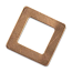 Copper Metal Stamping Blank, Square Washer 25.5mm 24ga x1