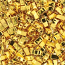 Miyuki Half Tila Bead 1/2 Cut 5mm Metallic 24kt Gold Plated (PRE-ORDER)