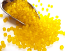 Glass Seed Beads 11/0 - 2mm Frosted Yellow 50g