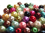 Faux Pearls 8mm Glass Beads 70 gram Soup Mix 