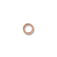 Copper Plated Jump Rings, 5mm (3.3mm id) 20ga, Beadsmith, approx 144pc