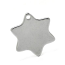 Stainless Steel Star 20x17.5mm 15g Stamping Blank x1