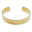 Brass Cuff Bracelet Blank Concave 0.5 inch 12.6mm High