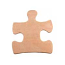 Copper Metal Stamping Blank, Puzzle Piece II 25x23mm 24g Stamping Blank x1
