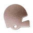 Sterling Silver American Football Helmet 23x22mm 24g Stamping Blank x1