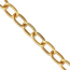 Vintaj Vogue Solid Brass Etched Cable Chain 6.5 x 9.5mm (open link) per half foot