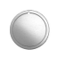 Alkeme Silver Soft Strike Border Circle (1 1/4) 31.7mm 18ga Stamping Blank x1