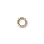 TierraCast Findings - Jumpring Round 7.2mm (5.5mm id) 19ga Gold Plated x10