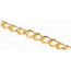 Twisted Curb Necklace Chain 5x3mm Open Link Non Soldered, Gold x500cm