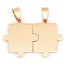 Stainless Steel 18kt Rose GP Jigsaw Puzzle Pieces 38x26mm 16ga Stamping Blank x1 Matching Pair