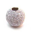 Sterling Silver Beads - 5mm Round Stardust Bead x1 