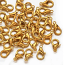 Lobster Claw Parrot Clasps Gold Bright, 10x6mm x25pc