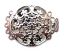 Beadsmith, 5-Strand Silver Plated Filigree Pearl Clasp