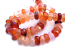 Carnelian Agate ~ Faceted Roundel ~ Gemstone Beads 8x4mm per quarter strand (20 Beads approx)