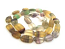 Multi-Colour Fluorite 9-12mm Oval Beads x1 Strand