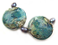 Sold - Artisan Glass Lampwork Beads ~ Sunrise Lagoon Set ~ Ian Williams