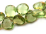 Peridot ~ Heart Shape Briolette ~ Gemstone Beads 4-5mm per half layout
