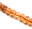 Citrine ~ Faceted Roundel Shape ~ Gemstone Beads 4 -4.5mm x1