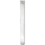 Plastic Clear Storage Tube Vial with Cap 155x20mm (6x9/16 in) x1