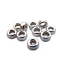 Sterling Silver Beads - 3mm Rondel Wheel Spacer Bead x5