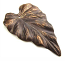 Vintaj Natural Brass - 23x38mm Woodland Leaf Pendant x1