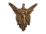 Vintaj Natural Brass - 30x30mm Art Deco Angel Pendant x1