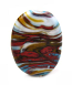 Swirl - 31x24mm ~ KGBeads Handmade Artisan Glass Lampwork Pendant Bead