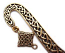 Celtic Charm Gold Pewter Bookmark x1