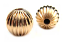 Gold Filled Beads - 10mm Round Corrugated Fluted Bead x1