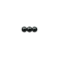 Magnetic Hematite Beads - 3mm Round Sphere Bead x1