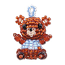 Miyuki Seed Beads - Mascot Fan KIT no. 33 - "Chako" Bear Beaded Charm