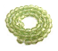 Czech Glass Fire Polished beads - 3mm Lime Green x50